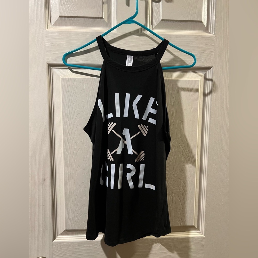 Rocker Tank Top Black Large